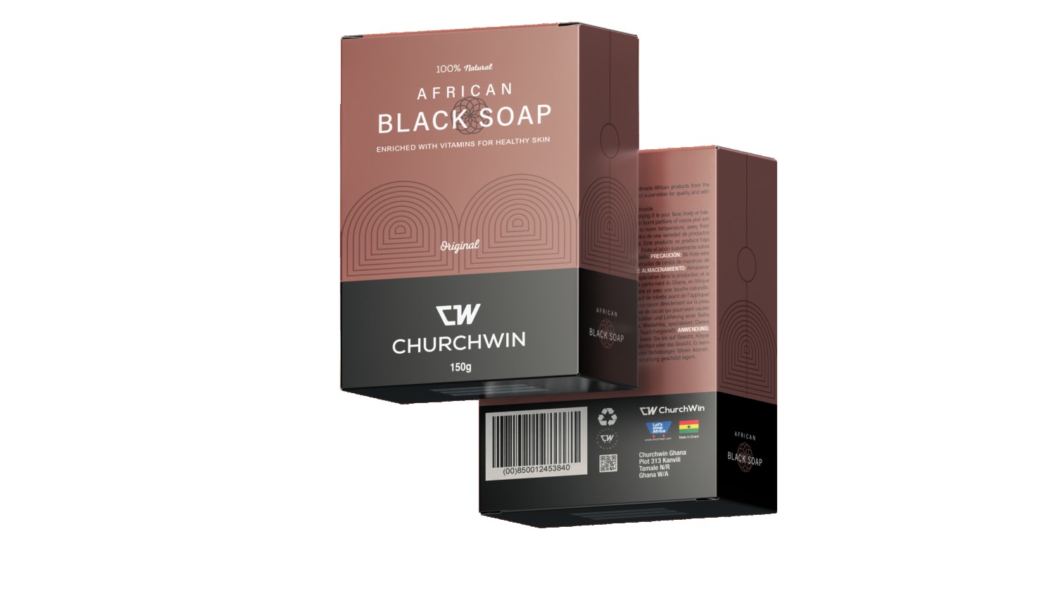 African Black Soap, 100% Natural Soap