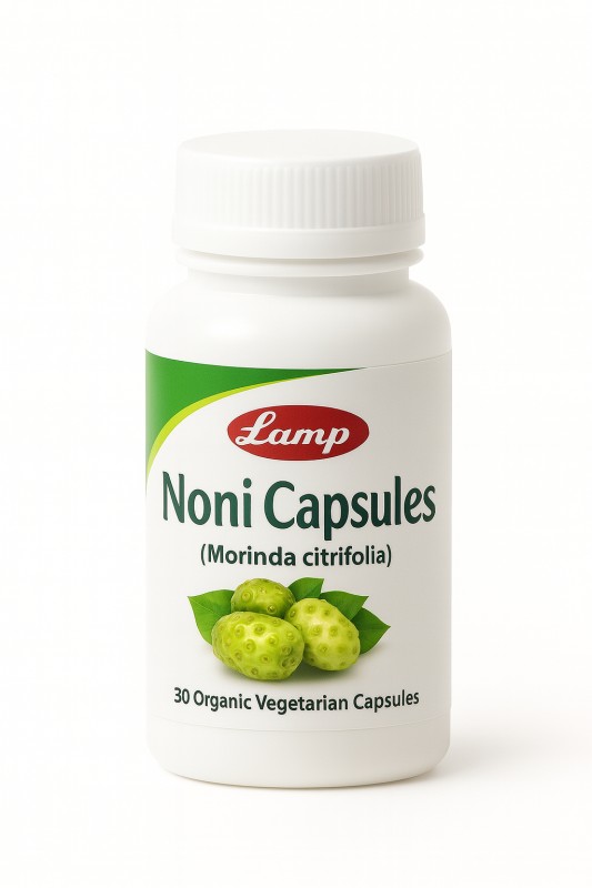 Lampe Noni Capsules – 100% Pure Morinda citrifolia for Immunity, Energy & Detox (30 Veg Capsules)