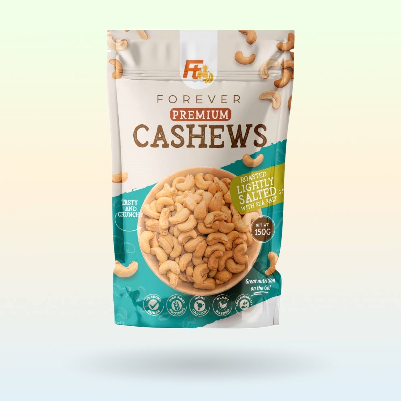 Forever Premium Cashew (Slightly Salted With Sea salt)