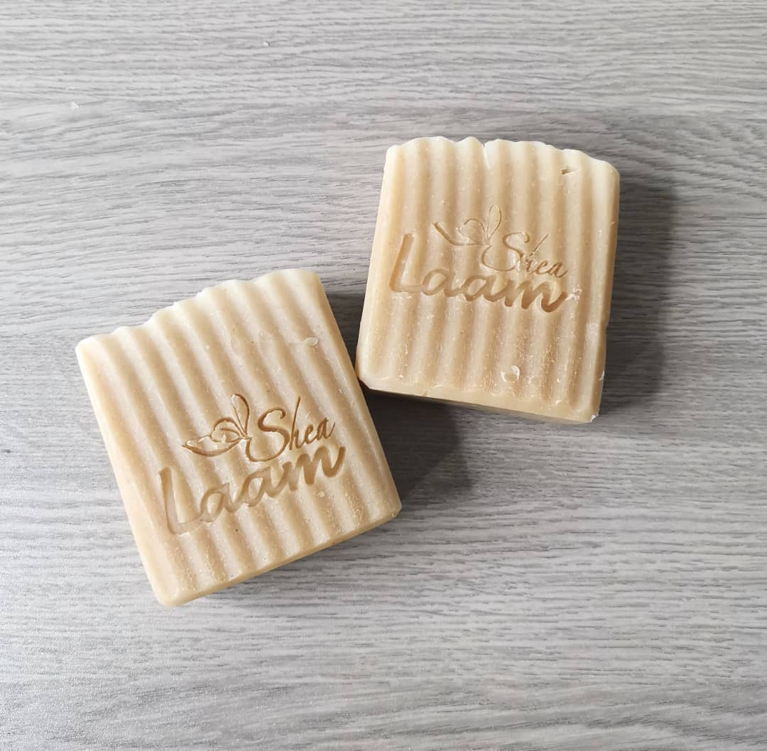 Shea Butter Soap with Oatmeal, Milk, and Honey - Luxurious Skincare