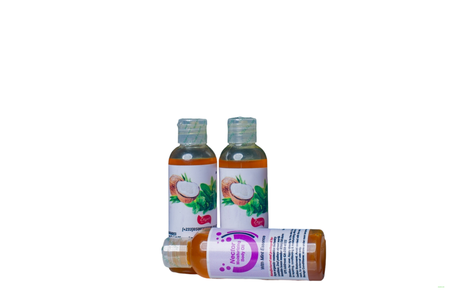 Nector Coconut with Mint Moisturizing Oil