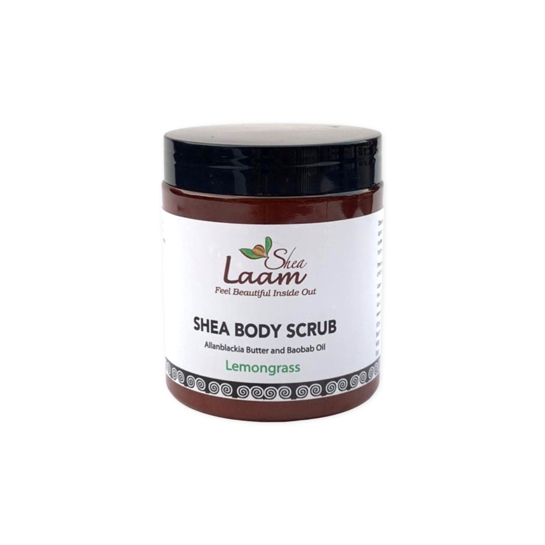 African Shea Body Scrub – Lemongrass 300g