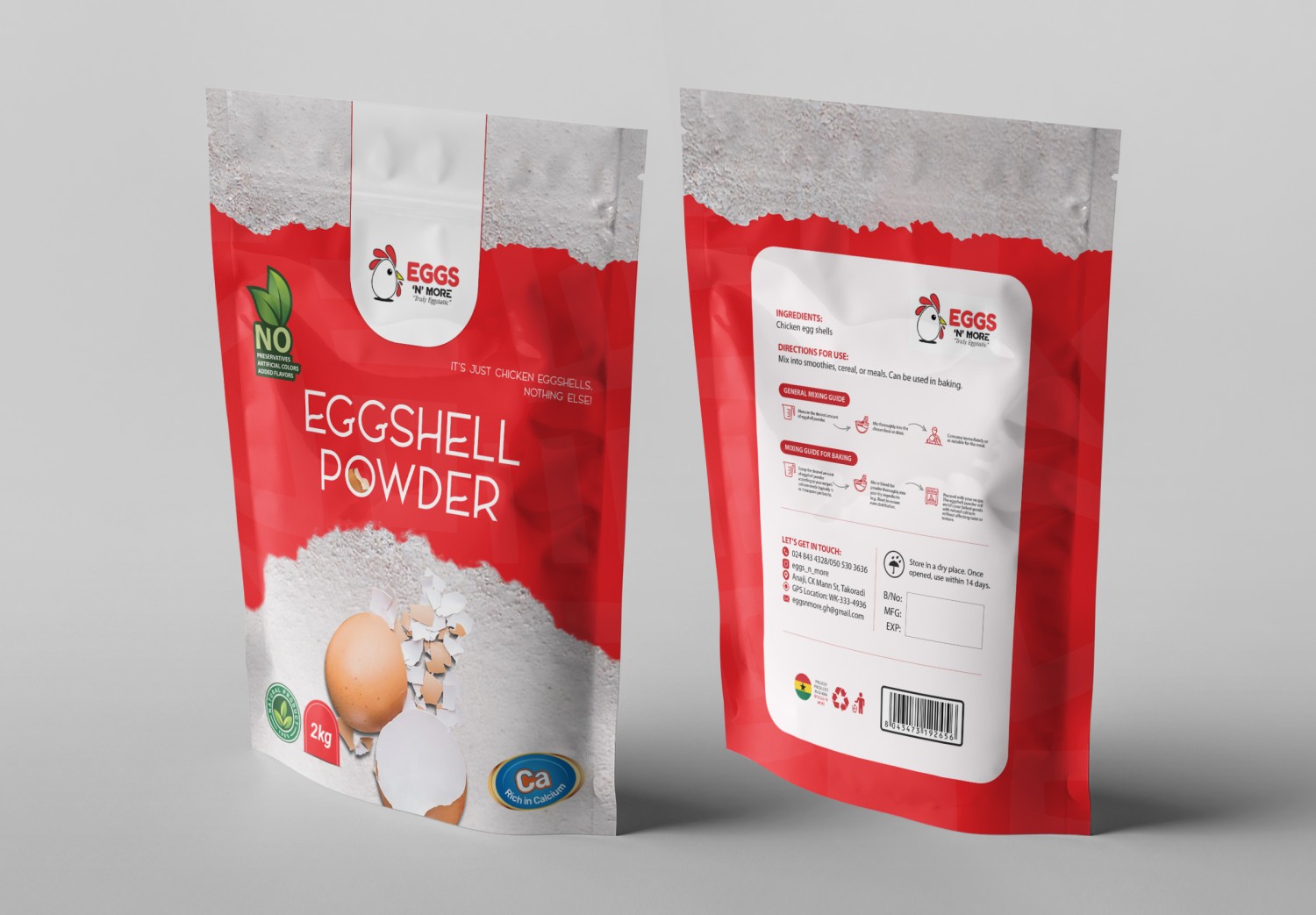 Egg shell powder