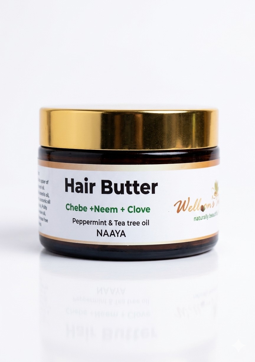 Wellam's Hair Butter (chebe, neem, clove , peppermint and tea tree oil)